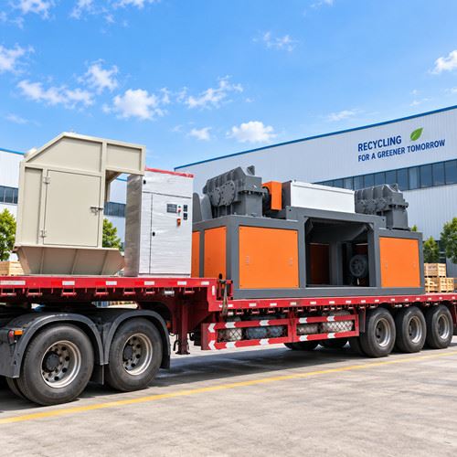 Aluminum Car Engine Crusher Machine