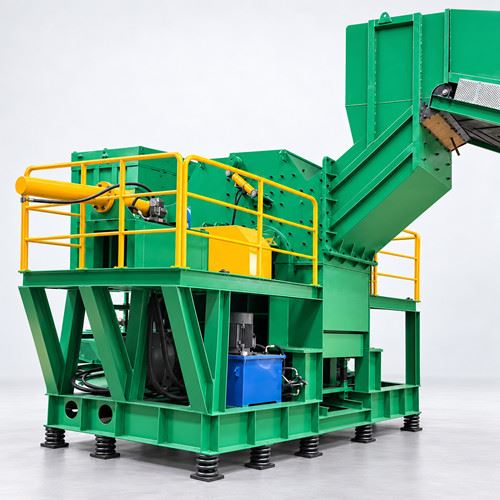 BS-H1600 Heavy-duty Hammer Mill Shredder For Sale